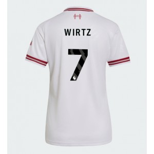 Liverpool Florian Wirtz #7 Jalkapallovaatteet Naisten Vieraspaita 2026-27 Lyhythihainen